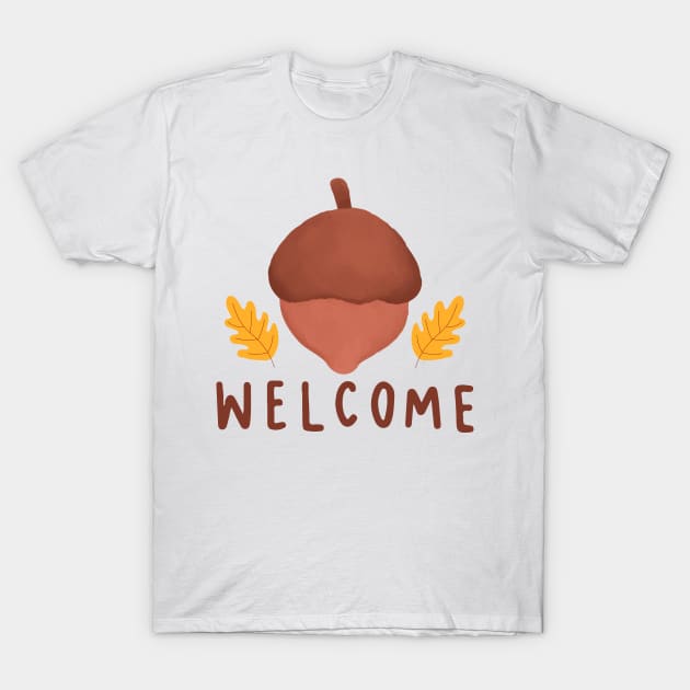 Autumn Welcome T-Shirt by designdaking